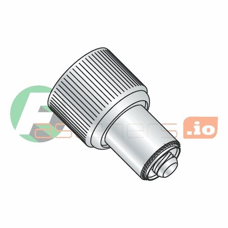 Newport Fasteners Captive Panel Screw, #6-32 Thrd Sz, Plain Steel 196510